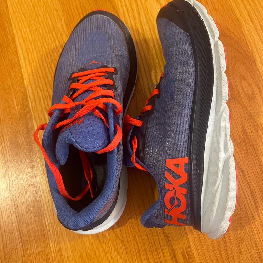Hoka Kids Sneakers in Blue and Orange